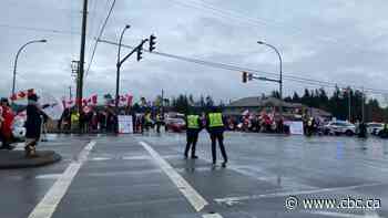 Man charged for assaulting CBC camera operator during 2022 border protests, say Surrey RCMP