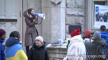 Demonstrators Stand Against Russian Aggression, Vow Support for Ukrainians at Rallies Across Chicago