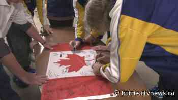 Ukrainians curlers give back to Canadian veterans and first responders