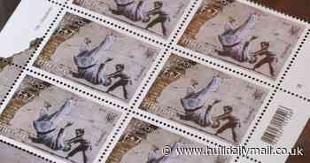 Ukraine issues anti-Putin Banksy image as an official stamp