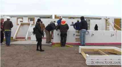 Habitat for Humanity building unique home for first time homeowners