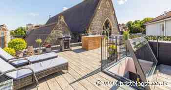 Clifton maisonette with roof terrace, bar and 360-degree views on the market