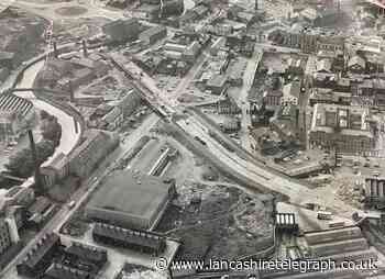 Aerial photo of Burnley's most expensive rebuilding project