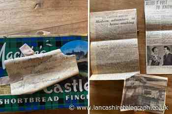 Time capsule from the 1960s found in Great Harwood home