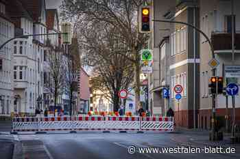 Neue Sperrungen ab Montag auf der Stapenhorststraße in Bielefeld