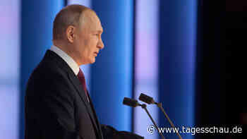 Liveblog: ++ Putin: Westen will Russland zerstören ++