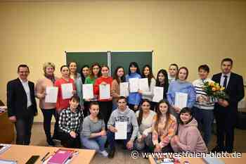 Ukrainer absolvieren erfolgreich Sprachkurs in Büren