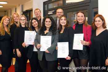Vier neue Friseur-Fachkräfte in der Innung Minden-Lübbecke