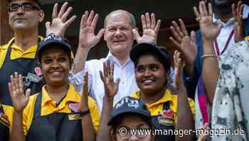 Indien: Olaf Scholz wirbt um Zuwanderer und Arbeitskräfte