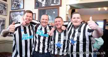 Newcastle United fans in London ahead of the Carabao Cup final