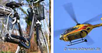 Knetzgau: Radfahrer von Auto erfasst - Rettungshubschrauber fliegt Schwerverletzten in Klinikum