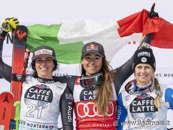 È grande Italia: doppietta azzurra Goggia-Brignone nella discesa di Crans Montana