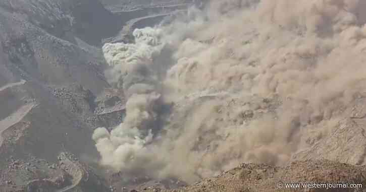 Watch: Chinese Coal Mine Suffers Catastrophic Collapse, Men and Equipment Buried Under Mountainside-Sized Wave of Rock