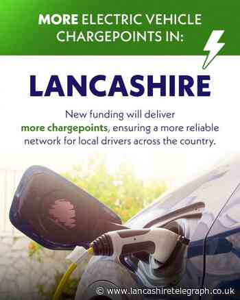 Lancashire wins £600,000 for electric vehicle charge points