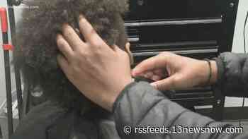 Students learn while providing free hair care services to deserving residents in Chesapeake
