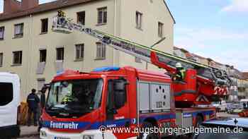 Brand in Lechhausen: Feuerwehr rettet eine Person aus dem zweiten Stock