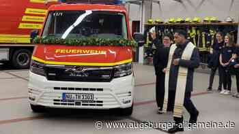 Die Feuerwehr Thalfingen nimmt ein neues Fahrzeug in Betrieb