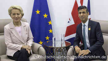Nordirland-Streit: Von der Leyen trifft britischen Premier Sunak