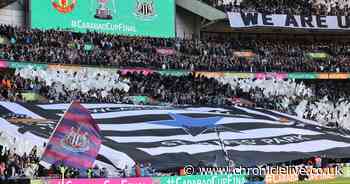Toon fans at Wembley and in Newcastle during the Carabao Cup final