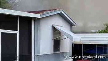 Police Investigating Fire That Ripped Through Davie Home