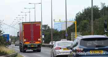 A63 queuing traffic towards Hull 'backed up to Humber Bridge' - live updates