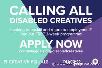 Creative Equals launches initiative to get disabled creatives into work