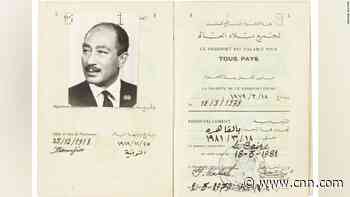 Sale of late Egyptian President Sadat's passport in Texas sparks outrage among family