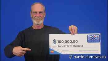 Midland truck driver makes plans with $100,000 lottery win