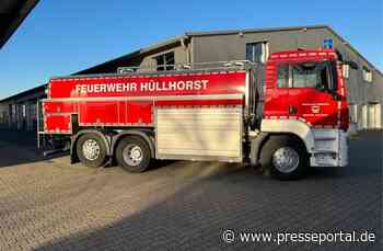 FW Hüllhorst: Neues Fahrzeug für die Feuerwehr Hüllhorst