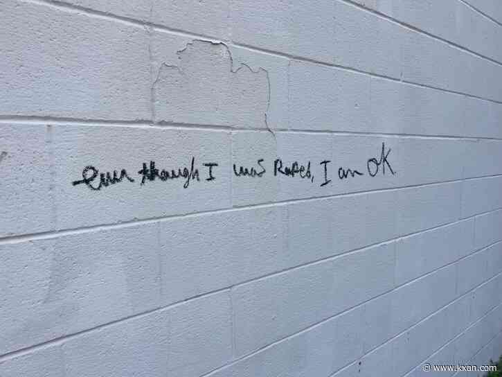 'I was raped, I'm OK' graffiti sparks controversy