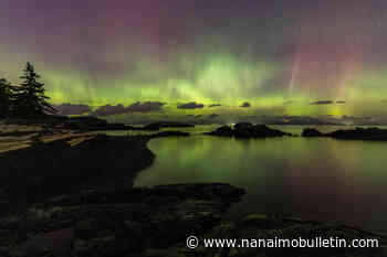 Visiting photographer captures glow of aurora borealis over Nanaimo