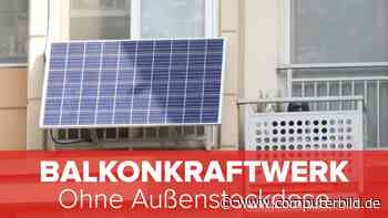 Balkonkraftwerk: Ohne Außensteckdose
