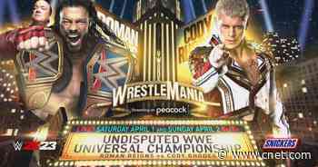 WrestleMania 2023: Match Card, How to Watch, Start Times     - CNET