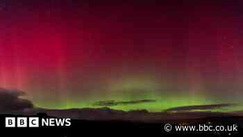 Watch: Skies sparkle as northern lights seen from UK