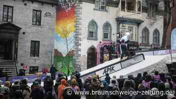 Skispaß mitten in der Stadt