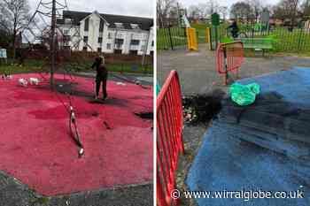 Councillor describes New Ferry play area vandalism as ‘unacceptable’