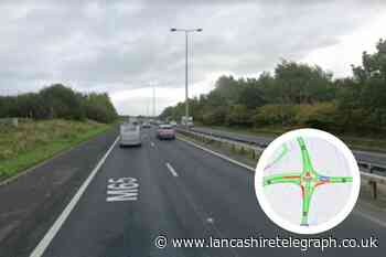 Delays on M65 westbound due to crash near M61 junction
