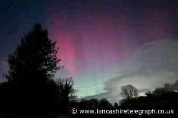 Pictures of the Northern Lights in Lancashire skies
