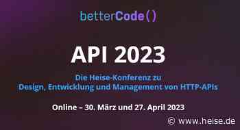 heise-Angebot: betterCode() API: Bis 8. März gilt der Frühbucherrabatt der Web-API-Konferenz