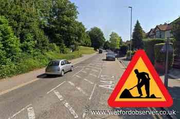 Traffic in A412 Rickmansworth Road as week-long works start