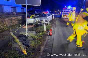 Bad Oeynhausen: Autofahrer bei Unfall auf Vlothoer Straße verletzt