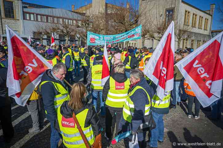Streik in Bielefeld: keine Bahnen, kaum Busse