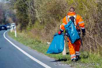 Herfords  Straßengräben vom Müll befreien