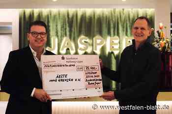 Juwelier Jasper spendet 75.000 Euro an „Ärzte ohne Grenzen“