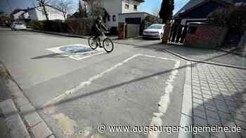 Pflaster soll die Schwellen in der Fahrradstraße in Pfuhl ersetzen
