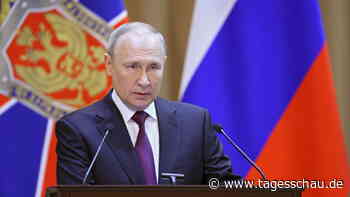 Liveblog: ++ Putin fordert von FSB verstärkte Spionageabwehr ++