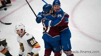 Rantanen scores twice, Avalanche cool off Golden Knights 3-0