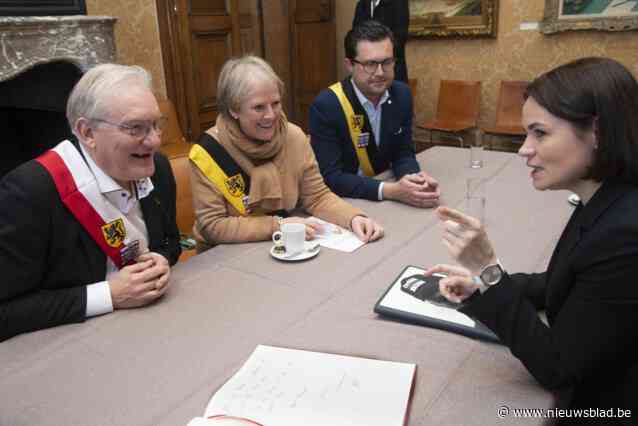 Wit-Russische oppositieleidster op bezoek in Brugge