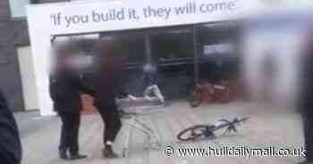 Police launch investigation as chaotic school protests lead to 'significant' damage and graffiti