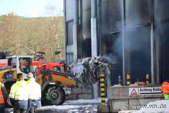 Brand in Coerder Restmüllanlage – Schaden in Millionenhöhe